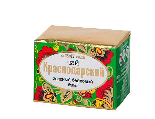 Чай Краснодарский зеленый классический "Мацеста чай", 65 гр.