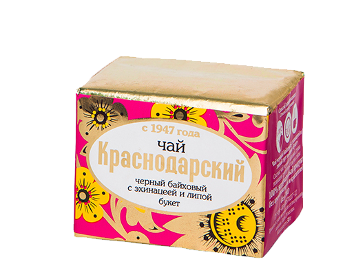 Чай Краснодарский черный с эхинацеей и липой "Мацеста чай", 50 гр.
