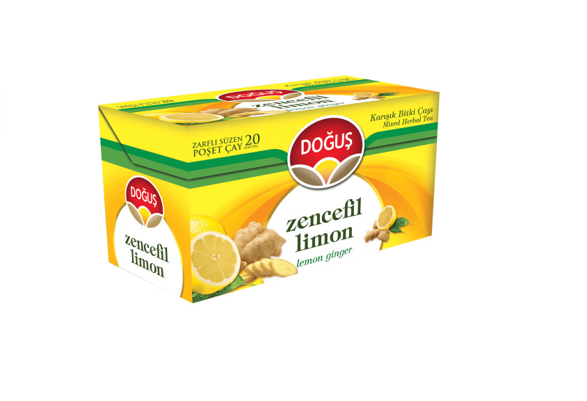 Чай Имбирный с лимоном 20 пакетиков DOGUS Турция 