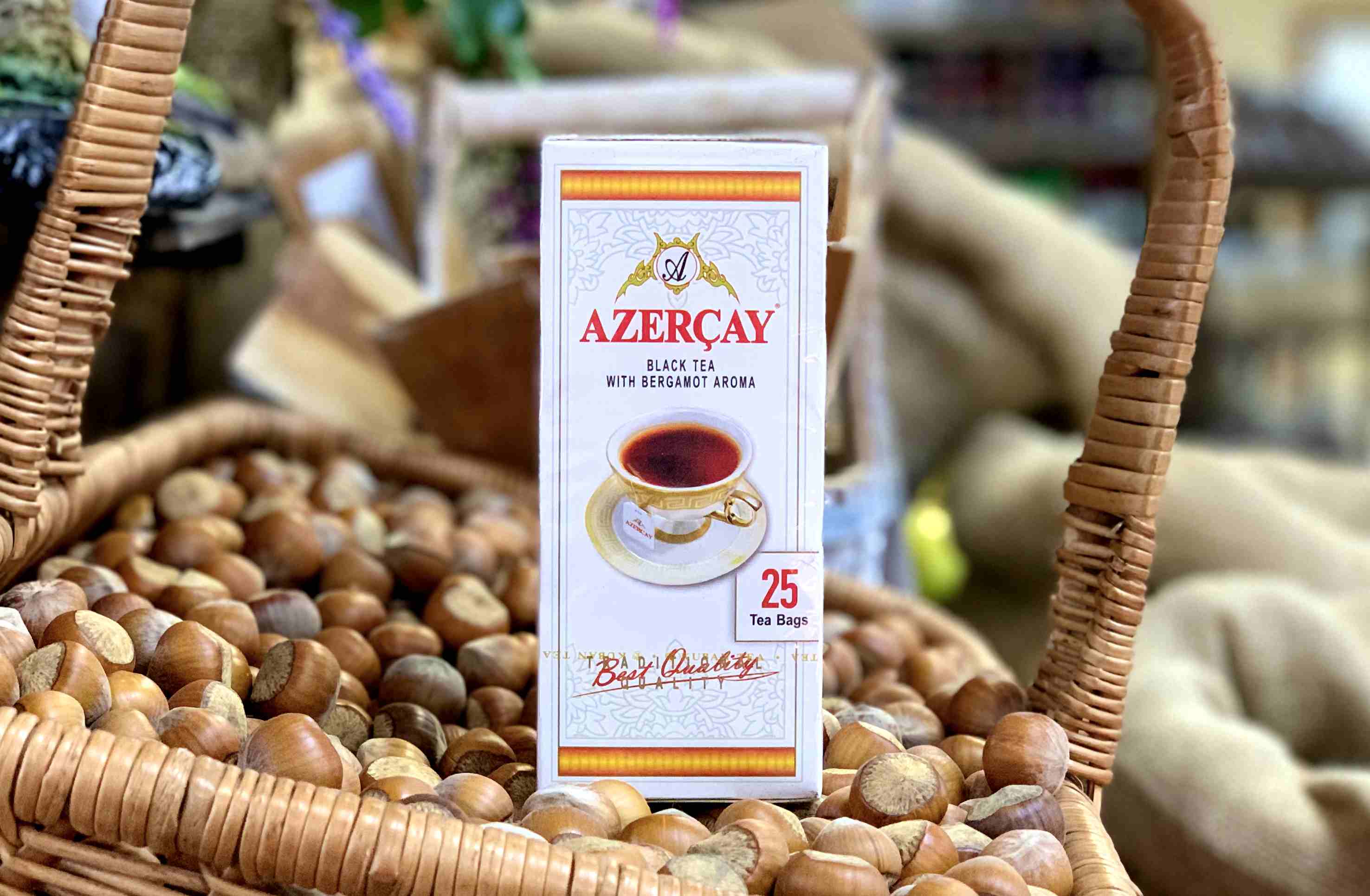 Азерчай с бергамотом, 25 пакетов