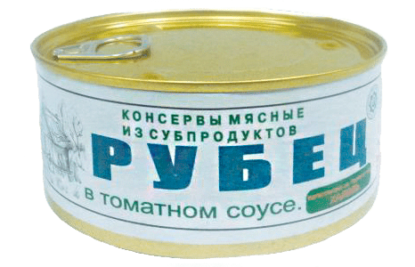 Рубец в томатном соусе консервированный 325 гр., Экопрод Халяль
