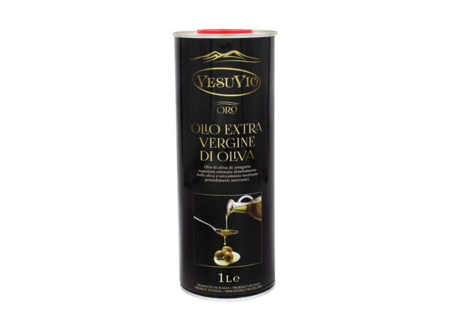 Масло оливковое Olio Extra Verdgine di Olivia VESUVIO (цилиндр) 1 л., Италия